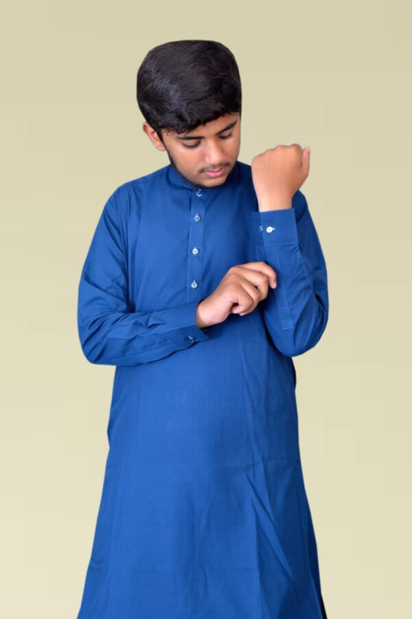 simple stitched bottle green kameez shalwar