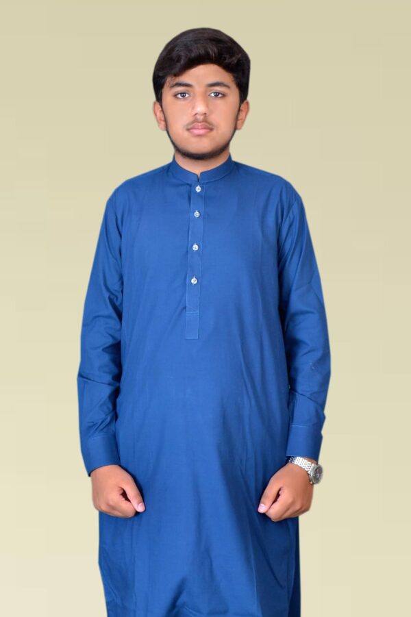 simple stitched bottle green kameez shalwar
