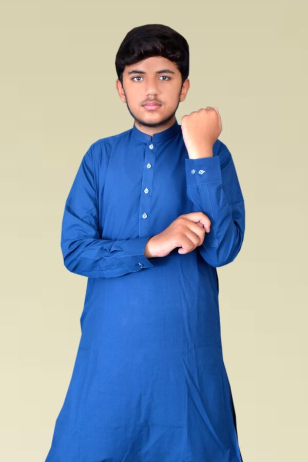 simple stitched bottle green kameez shalwar