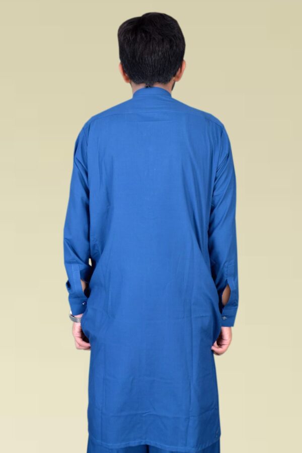 simple stitched bottle green kameez shalwar